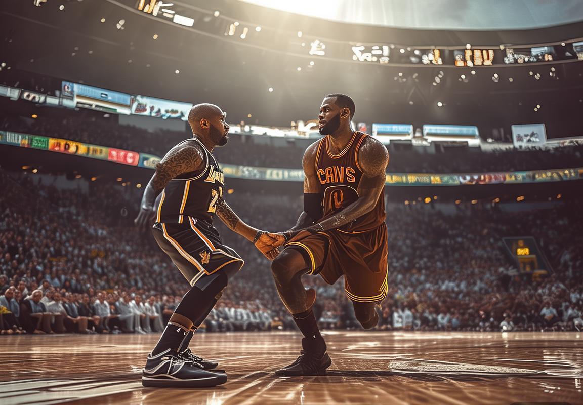 2008科比VS詹姆斯：巅峰对决篮球传奇(图1)